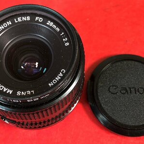 【歴史ある写真館からの掘り出し物】 CANON キヤノン LENS FD 28mm 1:2.8 Kenko SKYLIGHT 1B 52mm 一眼カメラ用 レンズ 現状品の画像4