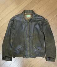 ◆最終値下げ◆激レア・ジョニー・デップ リーバイス メンロ レザージャケット・LVC 1930s Menlo Leather Jacket【USED美品・送料無料】_画像3