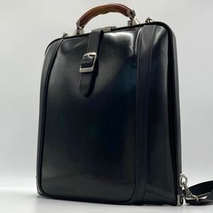 1 jpy ~[ rare ultimate beautiful goods ] ARTPHERE art fia-2way men's business rucksack sak new Dulles bag original leather A4+PC possible high capacity commuting travel black 