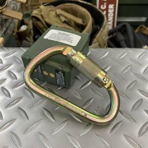 米軍放出 Gate Strength Carabiner ロッキングスチールカラビナ omega petzl skedco smc army oda