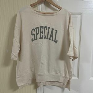 coen ビッグシルエットTシャツ ロゴ