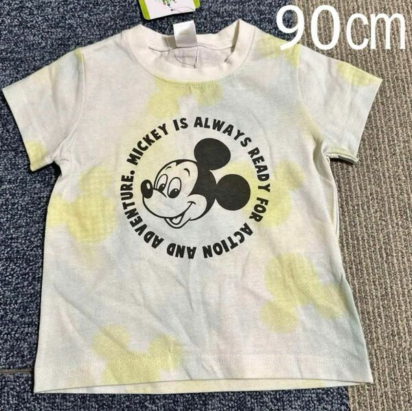 新品 未使用 Tシャツ 半袖 90㎝ ミッキー ベビー