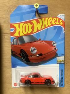 ホットウィール ベーシック2024 Gアソート　ポルシェ911カレラRS2.7 hotwheels porsche 911 carrera rs 2.7