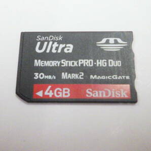 新入荷 SanDisk Ultra MEMORY STICK PRO-HG Duo 4GB 30MB/s 中古動作品の画像1