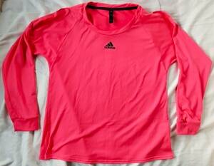 ADIDAS( Adidas ). рубашка с длинным рукавом (OT размер * б/у )* включая доставку 