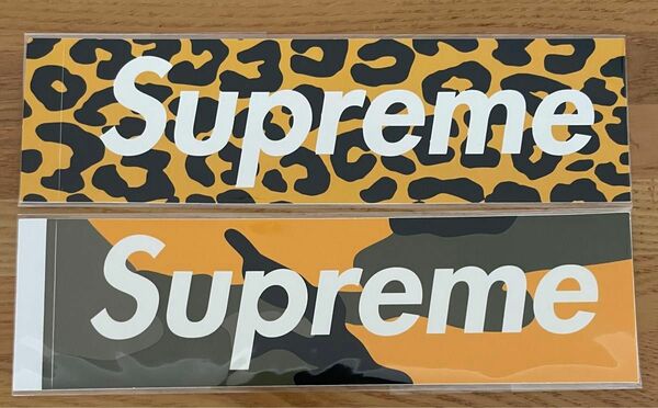 Supreme box logo ステッカー 2枚セット