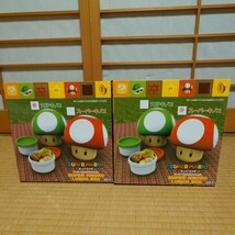 スーパーマリオ　スーパーキノコ　ランチボックス　マリオブラザーズ　2種セット　新品未開封_画像3