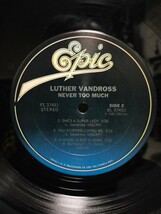 LUTHER VANDROSS - NEVER TOO MUCH【LP】1981' Us Original / STERLING刻印_画像3