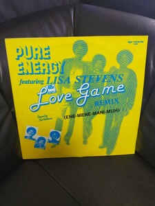 PURE ENERGY featuring LISA STEVENS - LOVE GAME（ENE-MENE-MANI-MUH）【12inch】1986' Germany盤 / Rare