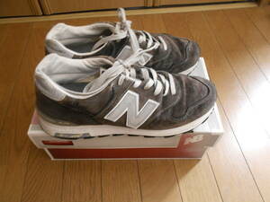 ニューバランスM1400NV US8.5 26.5cm　アメリカ製　MADE IN USA ネイビーNewBalance 