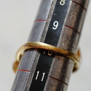 749 天然ルチルクォーツ リング 指輪 ヴィンテージ アクセサリー アンティーク 天然石 色石 宝石 カラーストーン 装飾品の画像3