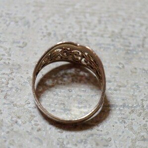 869 海外製 シルバー リング 指輪 ヴィンテージ アクセサリー SILVER 925刻印 アンティーク シルバージュエリー 装飾品の画像2