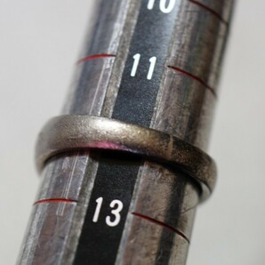 1253 純銀刻印 シルバー リング 指輪 ヴィンテージ アクセサリー SILVER 1000刻印 アンティーク シルバージュエリー 装飾品の画像3