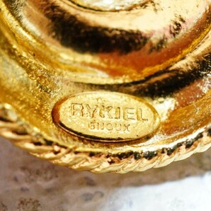 1436 SONIA RYKIEL/ソニアリキエル ペンダント ネックレス ブランド ヴィンテージ アクセサリー アンティーク ゴールドカラー 装飾品の画像3