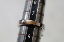 1667 海外製 ジルコニア シルバー リング 指輪 ヴィンテージ アクセサリー SILVER 925刻印 アンティーク シルバージュエリー 装飾品_画像3