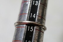 1649 天然オパール リング 指輪 ヴィンテージ アクセサリー SILVER刻印 アンティーク opal 宝石 天然石 カラーストーン 装飾品_画像5