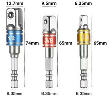 インパクトドライバー 電動ドライバー ソケットアダプター3本セット 工具 at_画像2