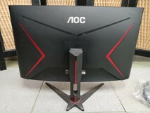 ○AOC エーオーシー 液晶モニター C32G2E 湾曲 ディスプレイ 31.5インチ ※電源コード無し_画像6