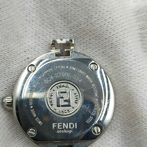 ●FENDI ズッカ柄ベルト アナログ腕時計 2700L 8Pダイヤ レディース フェンディの画像2
