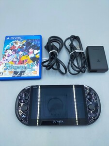 ●SONY PSVITA 本体 PCH-2000 ブラック ソフト付き(デジモンワールド) ソニー プレイステーション ヴィータ