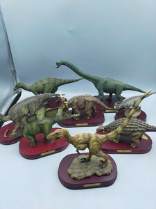 ●恐竜 フィギュア フェバリットコレクション ダイナソー デスクトップモデル ８体セット 1/10スケール 1/35スケール
