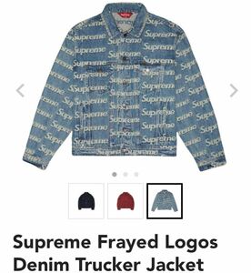 Ｍサイズ★国内正規品 Supreme Frayed Logos Denim Trucker Jacket 