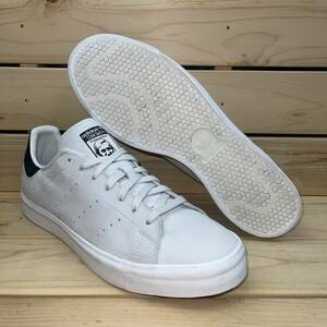 1円 スタート アディダス 28.5cm スタンスミス バルク ホワイト 税込定価15400円 adidas originals STAN SMITH VULC スニーカー 天然皮革