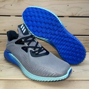 1円 スタート アディダス 26cm アルファ バウンス 1 m グレー ブルー 税込定価11000円 adidas ALPHA BOUNCE 1 m メンズ スニーカーの画像1