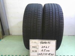 中古 ジョイロード タイヤ 235/55R20