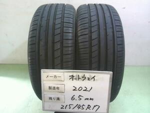 中古 オートウェイ タイヤ 215/45R17