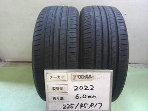 中古 ヨコハマ タイヤ 225/45R17