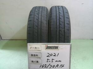 中古 ブリヂストン タイヤ 165/70R14