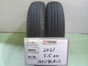 中古 ヨコハマ タイヤ 145/80R13