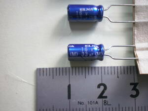  electrolytic capacitor 33μF 16V ELNA 5 piece set unused goods [ several set have ] [ tube 75-1]