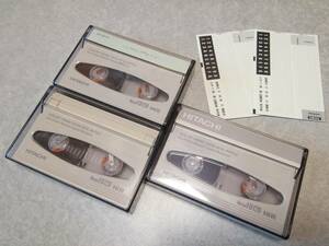HITACHI 日立 Hi8 Metal ED120 ハイエイトビデオテープ 中古3巻セット