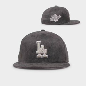 NEWERA Los Angeles Dodgers Suedes Of Grey 59FIFTY 738 ニューエラ ドジャース 帽子 キャップ 大谷翔平 スウェード MLB 野球 メジャー