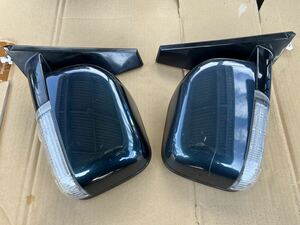  used Mitsubishi Delica D5 CV5W original door mirror side mirror left right set ( left 11 pin right 7 pin ) color No:F15A75