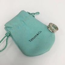 ☆【TIFFANY&Co/ティファニー】1837 リング 約8号 スターリングシルバー925 ティファニー創業1937年 レディースアクセサリー 指輪 保存袋付_画像1