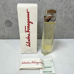 ※【Salvatore Ferragamo/サルヴァトーレフェラガモ】香水 6600801 プールファムオードパルファム 50mL 残量多め イタリア製 POUR FEMME の画像1