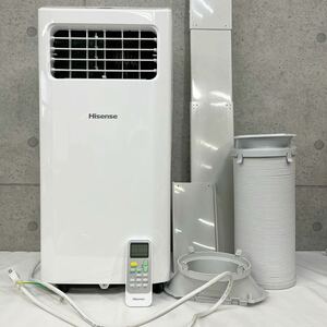 ☆【Hisense/ハイセンス】スポットエアコン HPAC-22D 2021年製 動作品 リモコン付 ホース付 窓エアコン スポットクーラー 冷房 クーラー