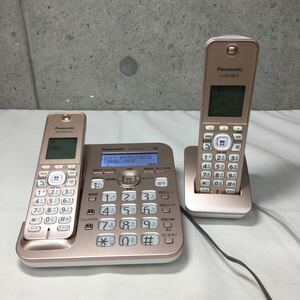 ◎【Panasonic/パナソニック】コードレス電話機 子機 親機 ピンクゴールド 電話機 VE-GZ51-N KX-FKD558-N KX-FKD353-N1 通電確認済み