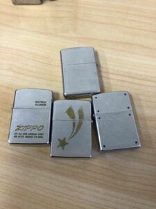 & ZIPPO ジッポー ジッポ オイルライター シルバーカラー 喫煙具 BRAFORD PA XV IX VI 4個　まとめ　ジャンク