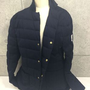 & MONCLER GAMME BLEU モンクレール ガムブルー ネイビー ダウンジャケット ダウン ジャケット Pコート 中古品 3 の画像1