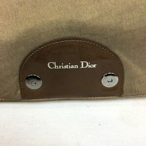 & Christian Dior クリスチャンディオール マリスパール ショルダーバッグ 中古品 ベージュの画像4