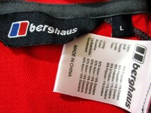 ◆berghaus バーグハウス◆軽量 撥水 ストレッチ ジャケット 赤 メンズ:L 春夏用_画像9