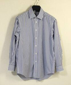 ◆Maker's Shirt メーカーズシャツ鎌倉◆長袖 ワイドスプレット ストライプシャツ:40-82