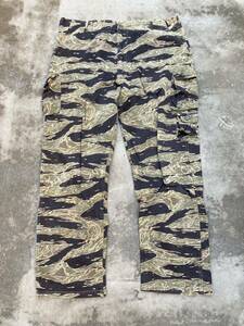  Osaka MASH made Tiger stripe pants US-XL Tiger duck 