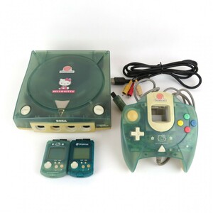  summarize 4 point Sega Dreamcast body SEGA HKT-3000 Hello Kitty skeleton controller HKT-7700 memory x2 HKT-7000 0425-034