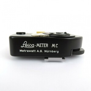 Leica METER MC Metrawatt A.G. Nurnberg ライカ メーターMC 露出計 ブラックペイント 0426-041の画像4