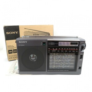 SONY ソニー 超高感度ラジオ ICF-EX5MK2 FM/ラジオ NIKKEI/MW 3バンドポータブルラジオ 説明書・外箱付き 0501-025の画像1